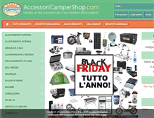 Tablet Screenshot of accessoricampershop.com